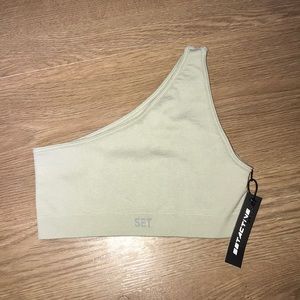 sports bra from SETactive, Color: Chai Latte